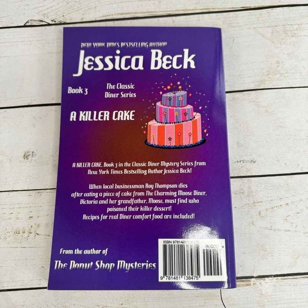 A Killer‎ Cake Jessica Beck 2012 First Edition Cozy Mystery Classic Diner Series